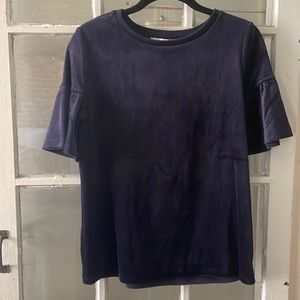 Loft velvet shirt